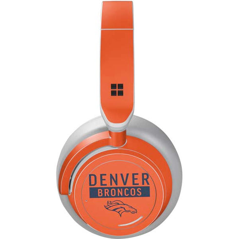NFL Denver Broncos Orange Performance Series Surface Headphones Skin